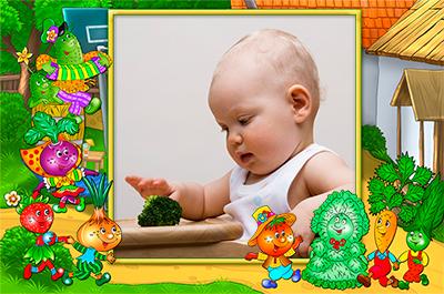 Когда вводить в прикорм ребенку овощи, яркая, красочная рамочка для фото онлайн