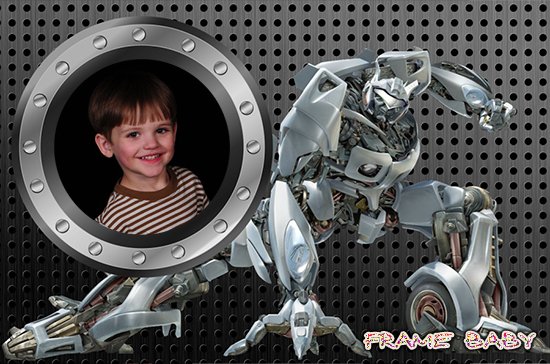 Вставить фото мальчика в рамку с трансформером онлайн, Любимая игрушка