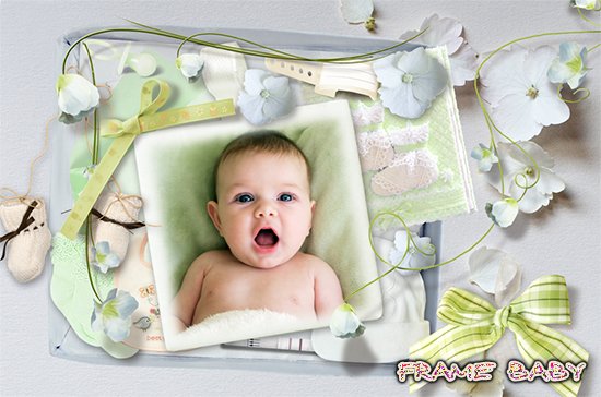 Фоторамочки для младенцев онлайн, Нежность