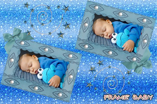 Сладкие сновидения, онлайн вставить фото спящего малыша в рамку