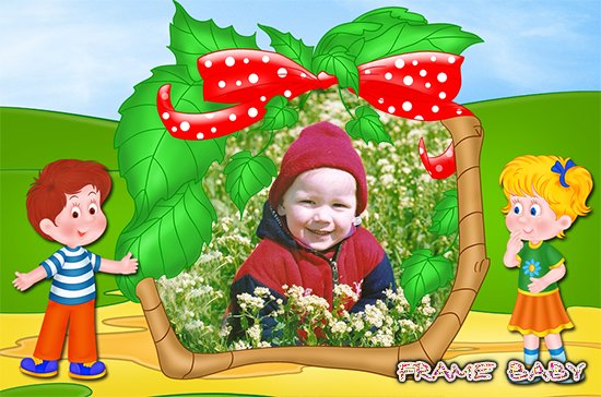 Весенние впечатления, вставить фото малыша онлайн на фоне расцветающей природы
