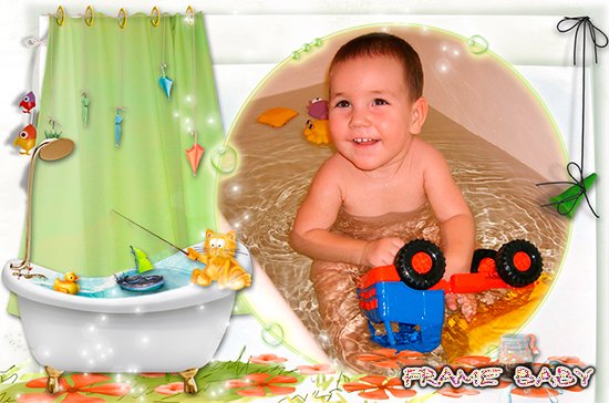 Как купать ребенка в ванной, самые красивые рамочки онлайн