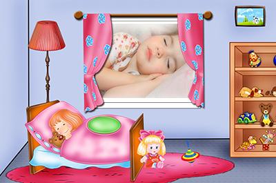 Спи малышка сладким сном, вставить фото спящего ребенка в рамочку онлайн