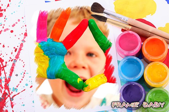 Фотоэффект детский Мой автопортрет, онлайн вставить фотку