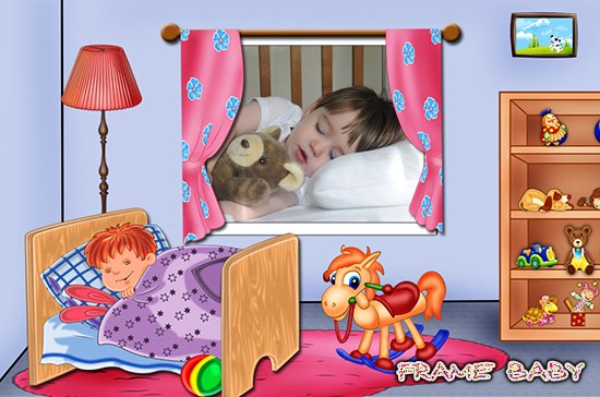 Детская рамка для фото Сладкий сон моего маленького внука, фоторамки онлайн